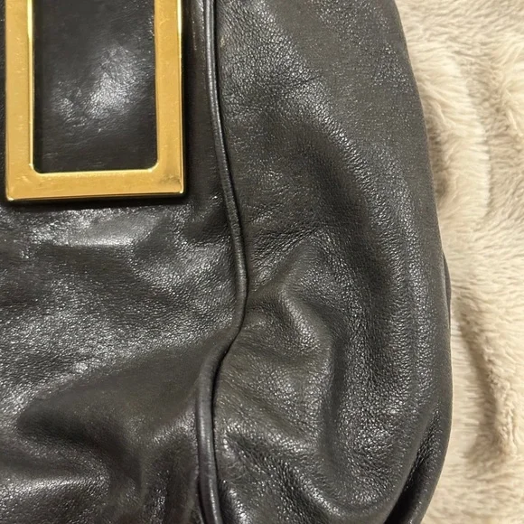 🖤 Authentic Chloe Ethel Satchel Black Leather – Project / Repair - Picture 9 of 16